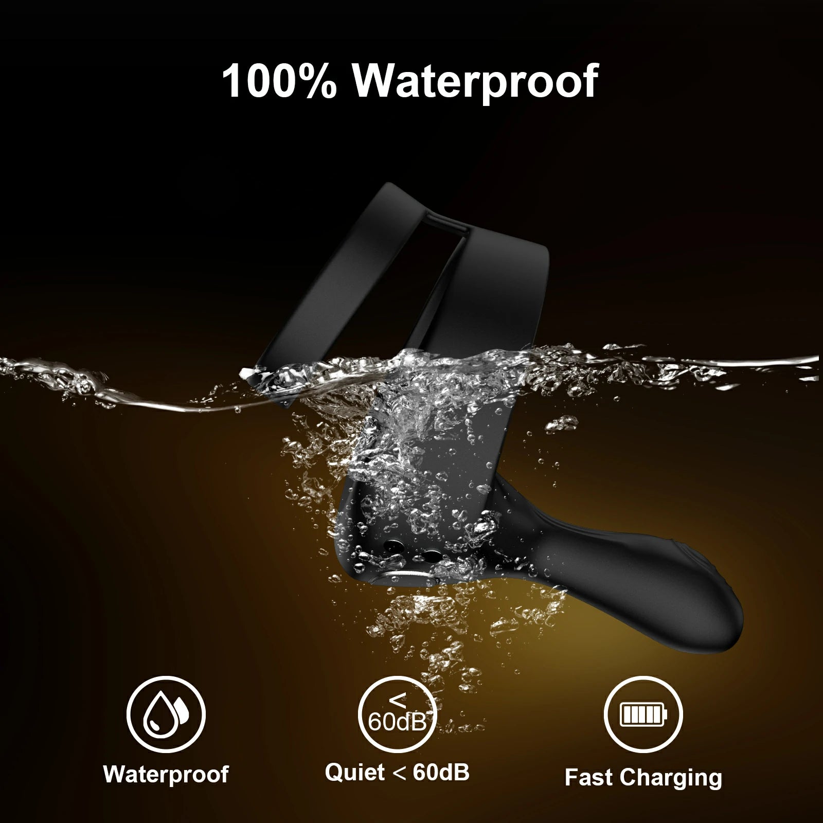 Premium Dick Ring Remote Vibrating Soft Fit Modern Design MT-PR6