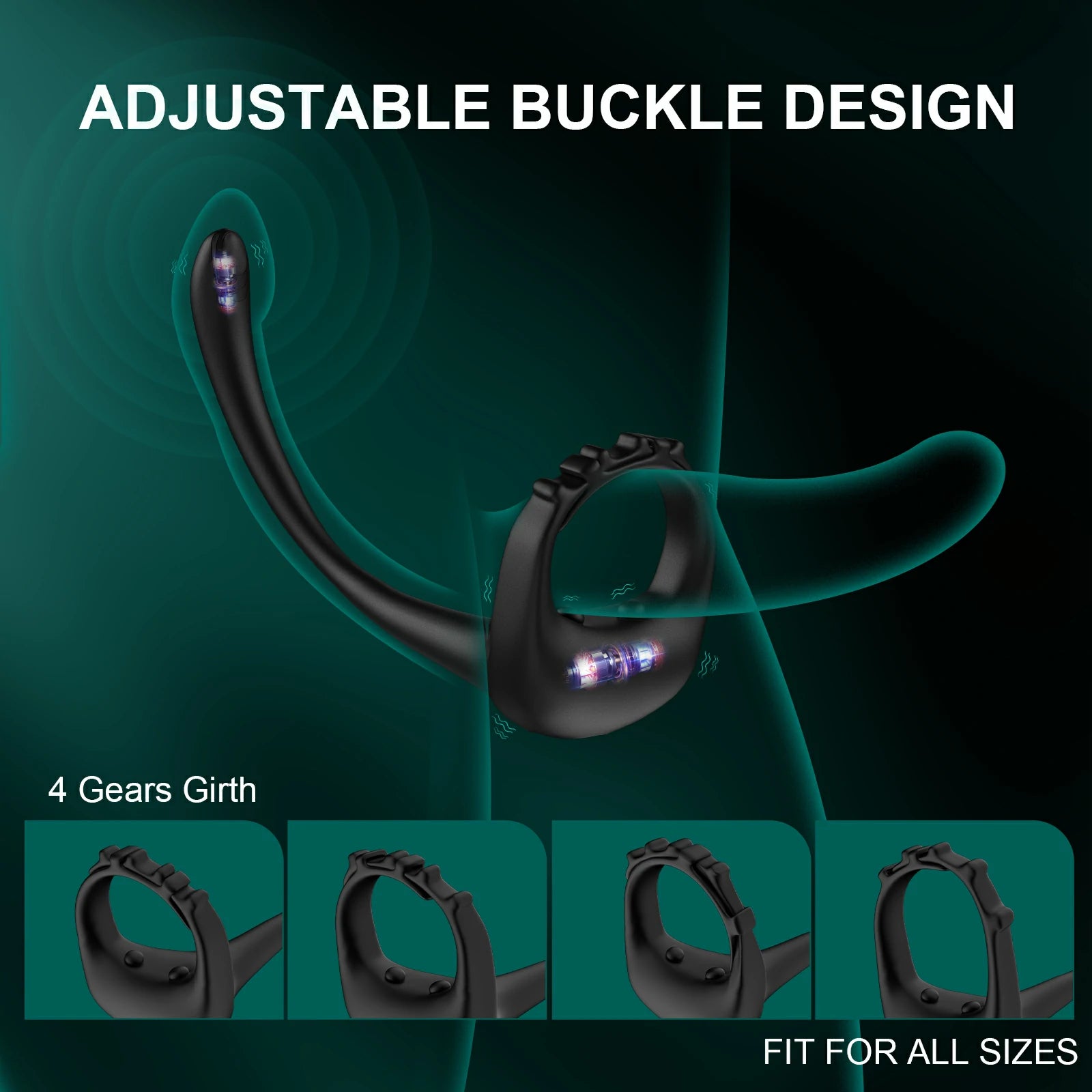 PR4 best Remote Control vibrating cock ring Soft Skin Feel