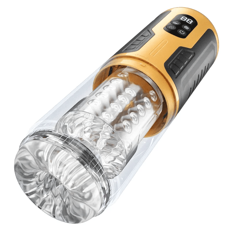 XR16: Blowjob Simulators with 3 Thrusting, Rotating & 7 Vibration Modes, Tongue Design Masturbatorhub