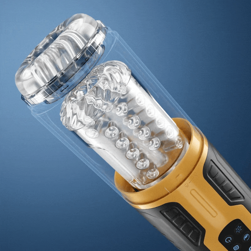 Automatic Male Masturbator with 7 Vibration Thrusting Rotating Modes