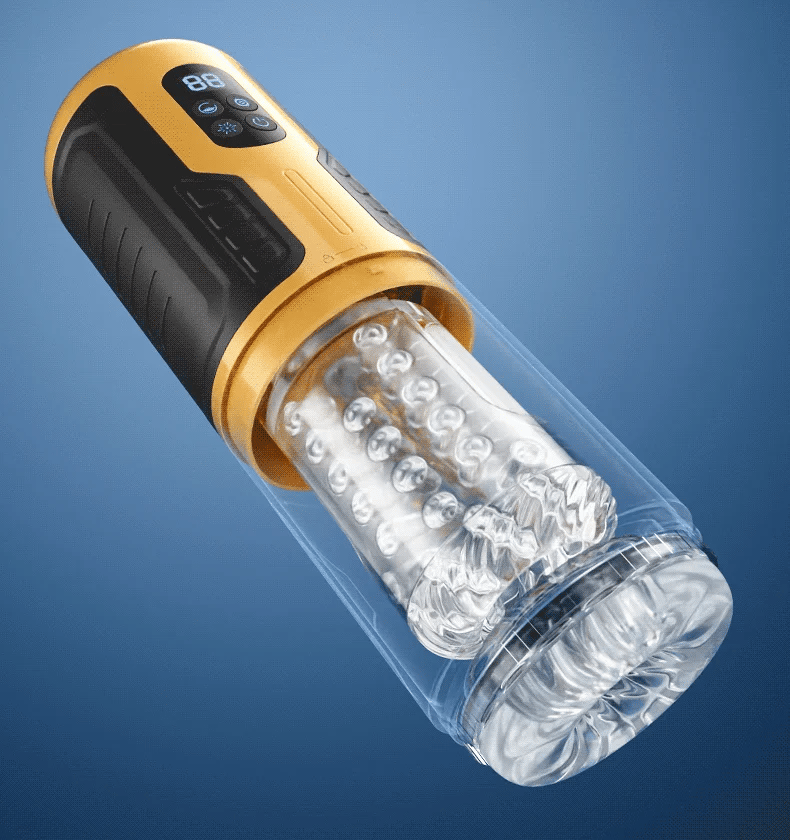 XR16: Blowjob Simulators with 3 Thrusting, Rotating & 7 Vibration Modes, Tongue Design Masturbatorhub