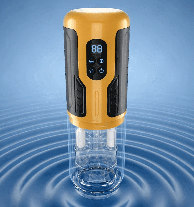 XR16: Blowjob Simulators with 3 Thrusting, Rotating & 7 Vibration Modes, Tongue Design Masturbatorhub