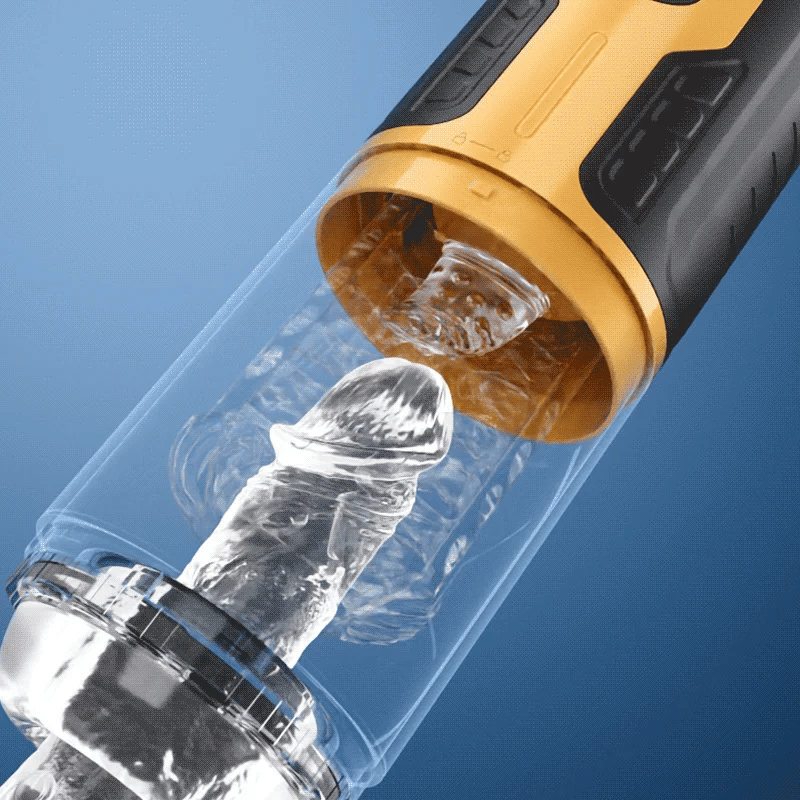 Automatic Male Masturbator with 7 Vibration Thrusting Rotating Modes