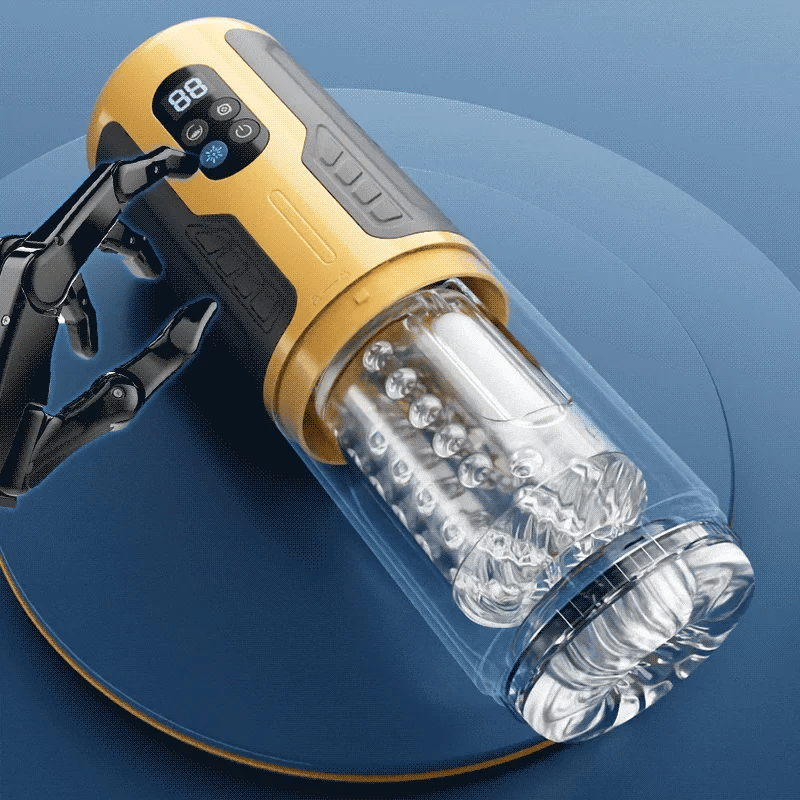 XR16: Blowjob Simulators with 3 Thrusting, Rotating & 7 Vibration Modes, Tongue Design Masturbatorhub