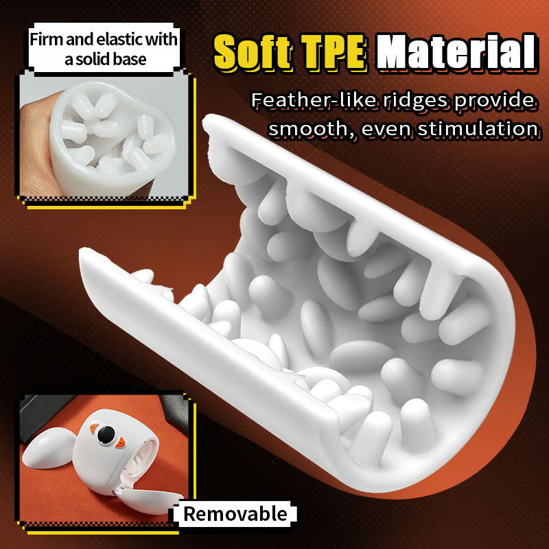 XR3 Egg Masturbator with 10-Speed Rotation and Testicle Massage