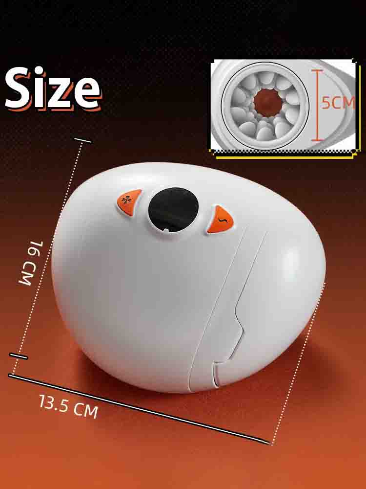 XR3 Egg Masturbator with 10-Speed Rotation and Testicle Massage