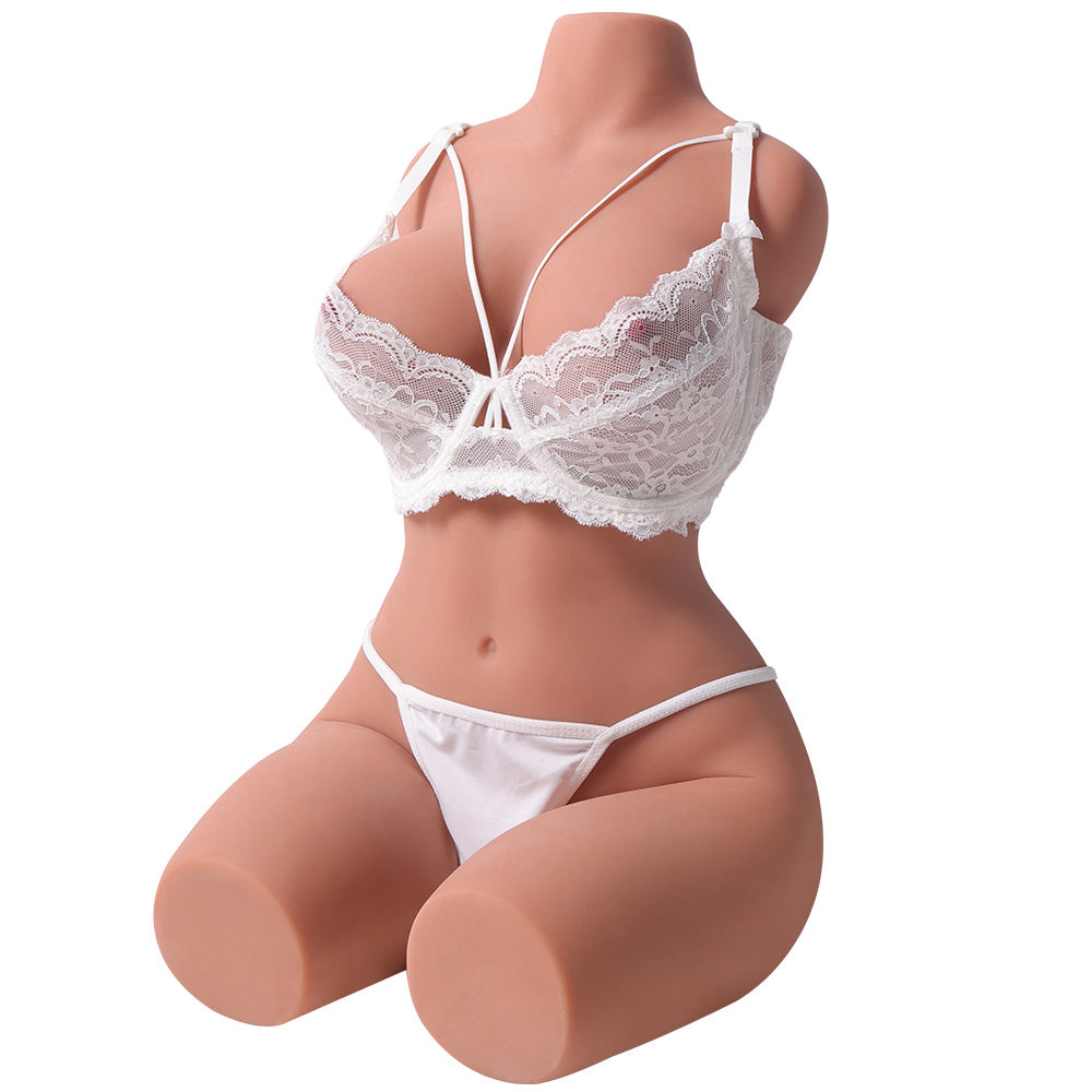 Emily 29.76LB Realistic TPE Female Sex Doll Torso with Built-In Skeleton