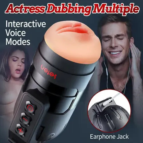 XV3 2-in-1 Vibrating Stroker 10 Vibration Modes APP Control