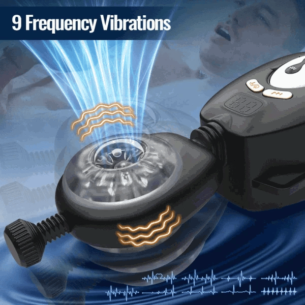 XT11 Wearable top male masturbators with 9 Vibration & Thrust Modes Remote Control
