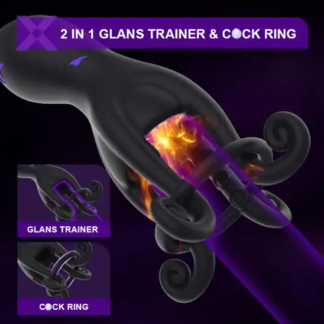 XG11 2 In 1 Male Vibrator & Cock Ring 10 Vibration Training Modes