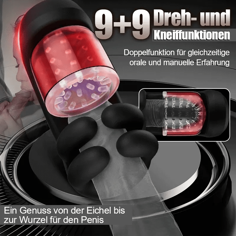XG13 Top Male Vibrator with 9 Biting Rotation & Vibration