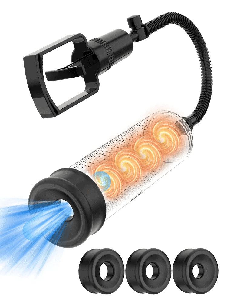 XP3 Manual Air Vacuum Penis Pump with Deep Insertion and Precision Scale for Natural Erection Training