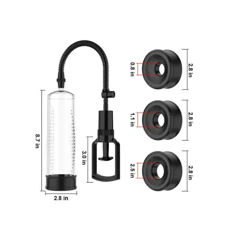 XP3: Manual Vacuum Enlargement Pump for Men – Penis Enlarger Device