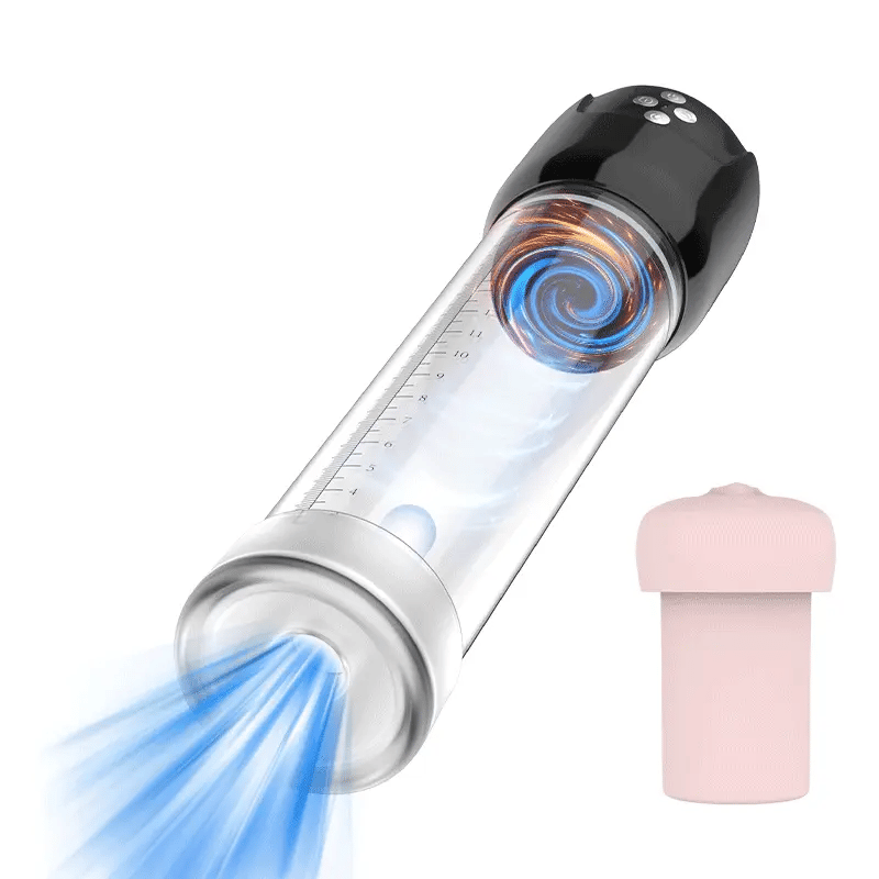 XP7: Multi-Function Penis Pump & Masturbator with 6-Level Suction and 3D Sleeve
