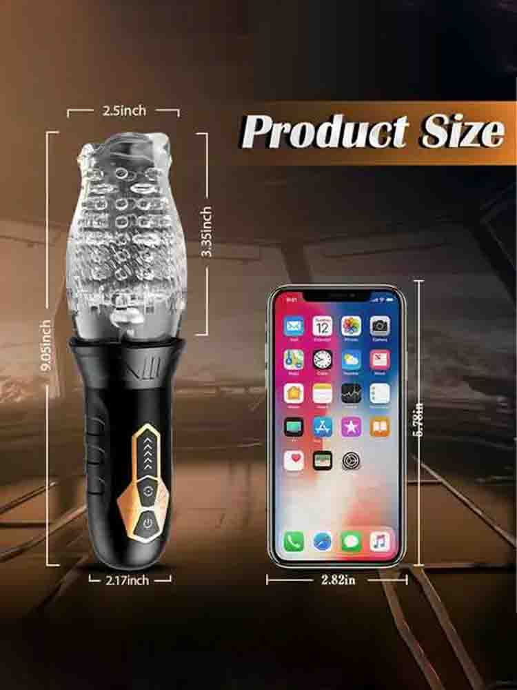 XR14 Cheap Blowjob Machine 10 Vibration Modes and 5 Rotation Settings