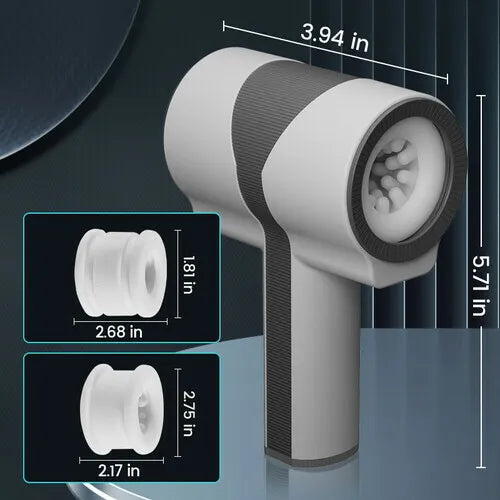 Versatile 3-in-1 Masturbator – Dual Separate Sleeves with Rotating & Thrusting Action