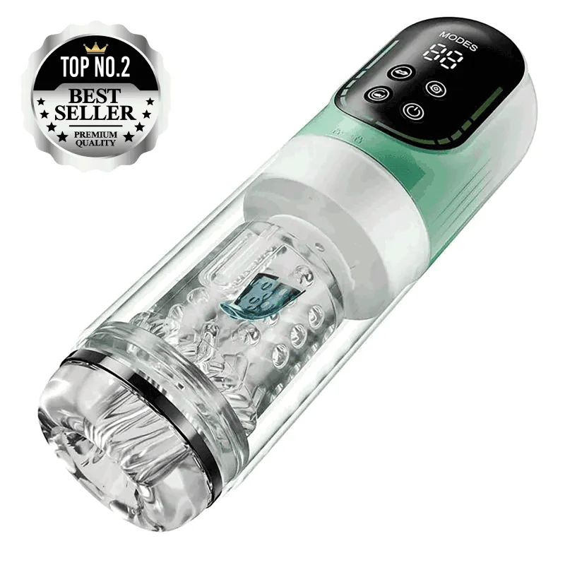 XR4: Waterproof Blowjob Simulator With 7thrusting, Sucking, Vibrating And Rotating Best Male masturbator