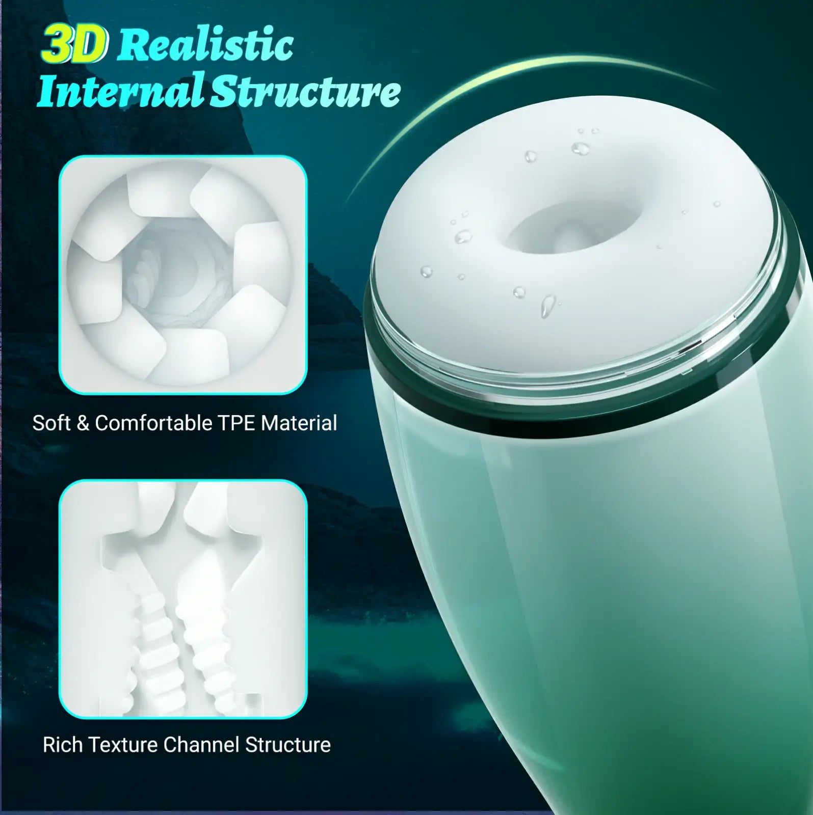 XS7 Automatic Masturbator with 6 Vibration Suction & Moan Modes