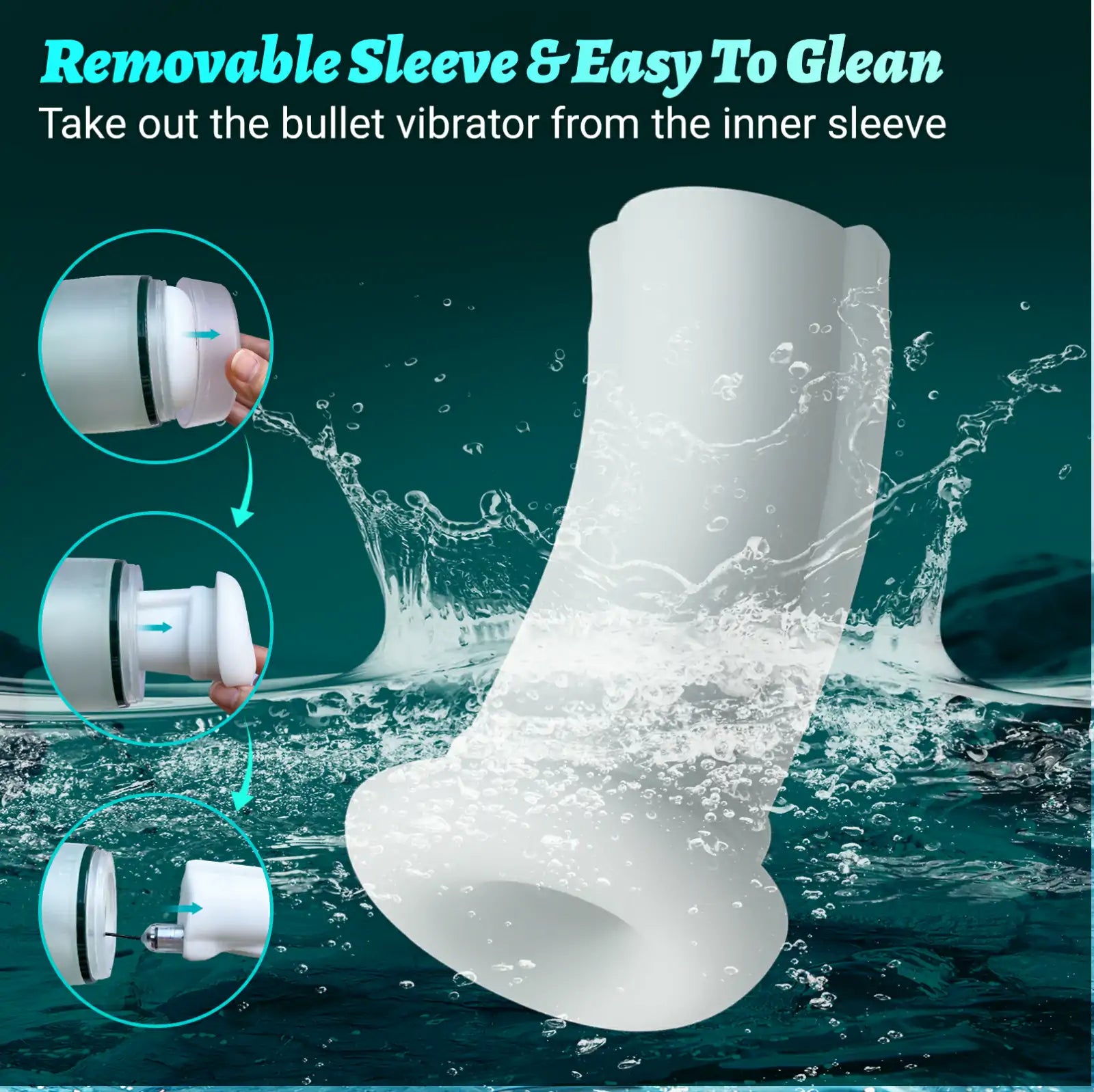 XS7 Automatic Masturbator with 6 Vibration Suction & Moan Modes