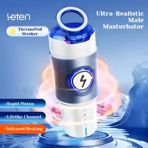 XT8 Automatic Thrusting Stroker with Heating Function Realistic Pussy Sleeve