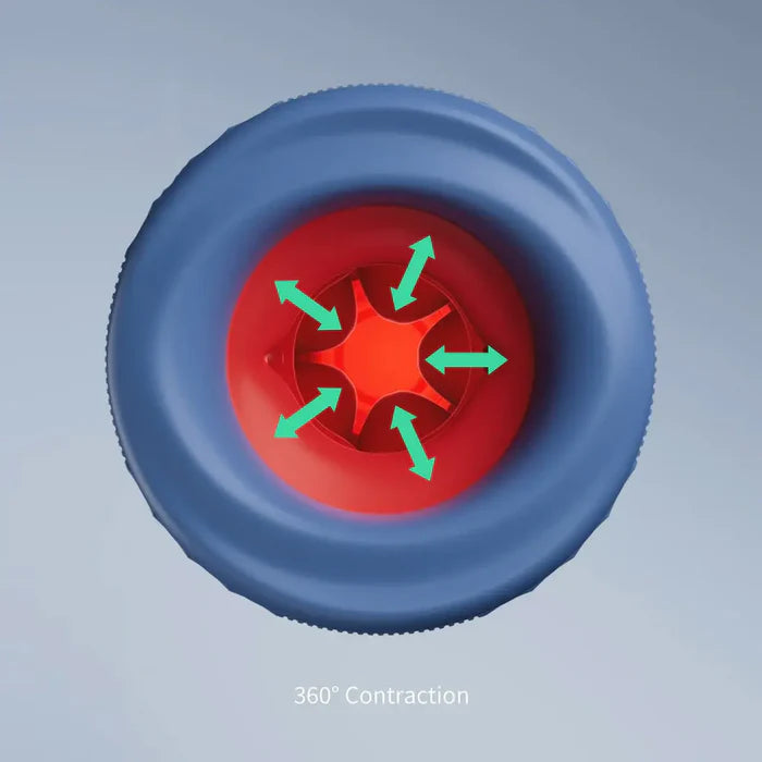 XT9: Shower Massager With Thrust Vibration & 360° Adjustable Retraction Functions