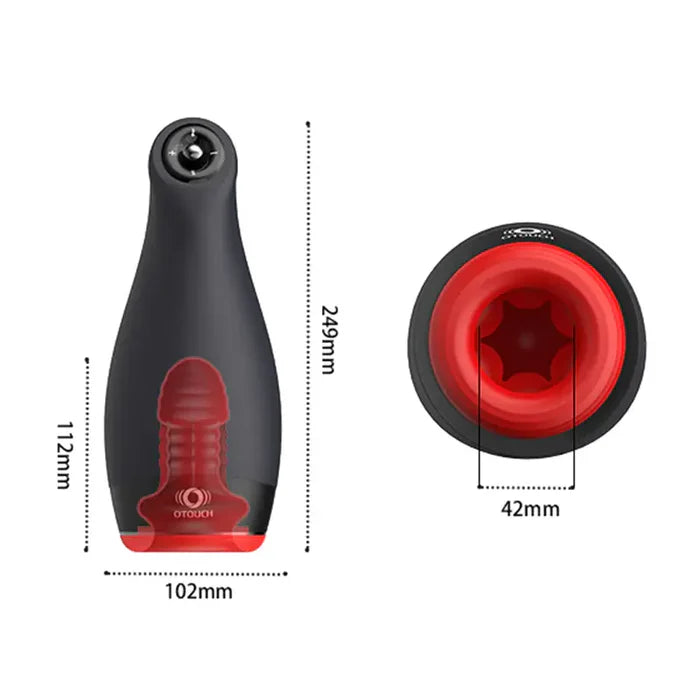 XV9: Heat Blowjob Machine Thrusting Vibrating Waterproof & Joystick Control