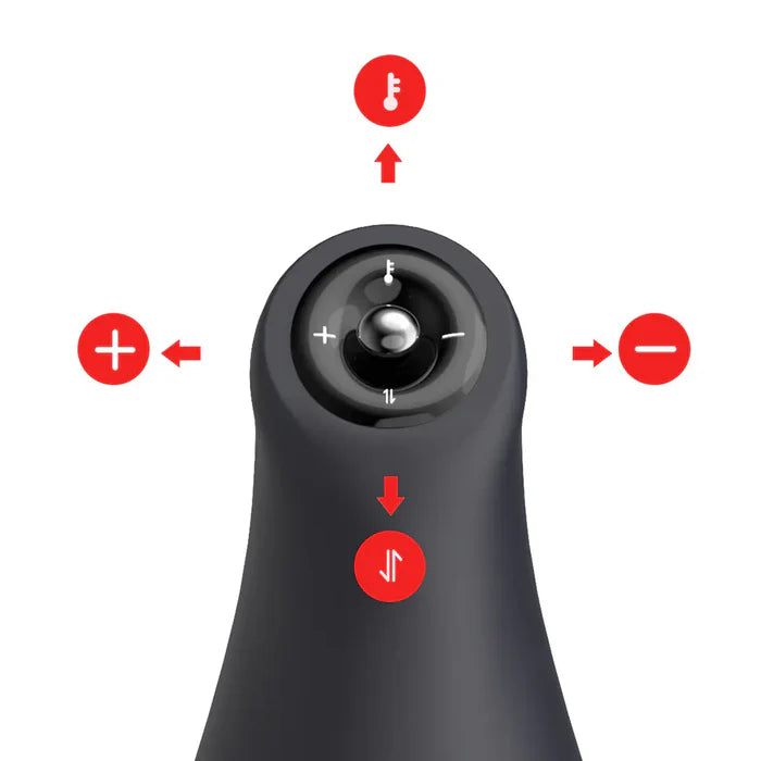 XV9: Heat Blowjob Machine Thrusting Vibrating Waterproof & Joystick Control