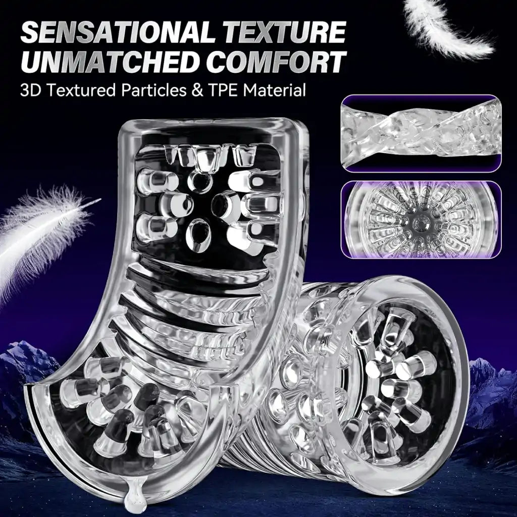 Xt34 Hands-Free Automatic Male Masturbator With 7 Thrusting & Vibration