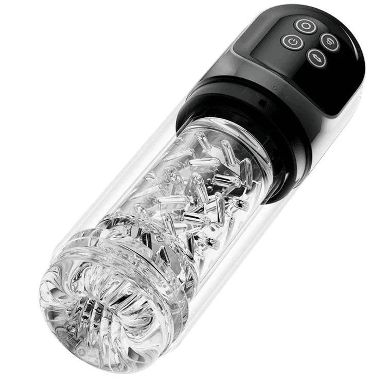 XR3plus 2-in-1 Woterproof Automatic Masturbator Licking Rotation Suction