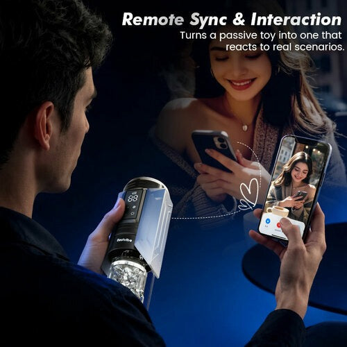 XT20-Plus: Extended-Canal Blowjob Machine with App & Long-Distance Partner Control