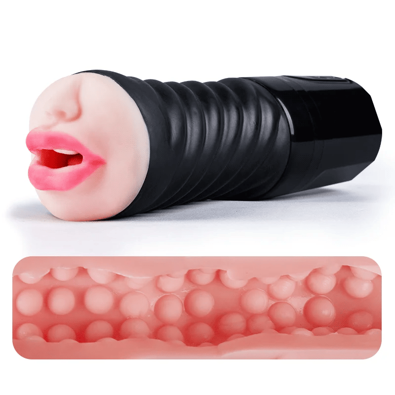 XV5 Realistic Mouth Masturbator 5 Vibrating & Sucking top male masturbators