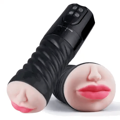 XV5 Realistic Mouth Masturbator 5 Vibrating & Sucking top male masturbators