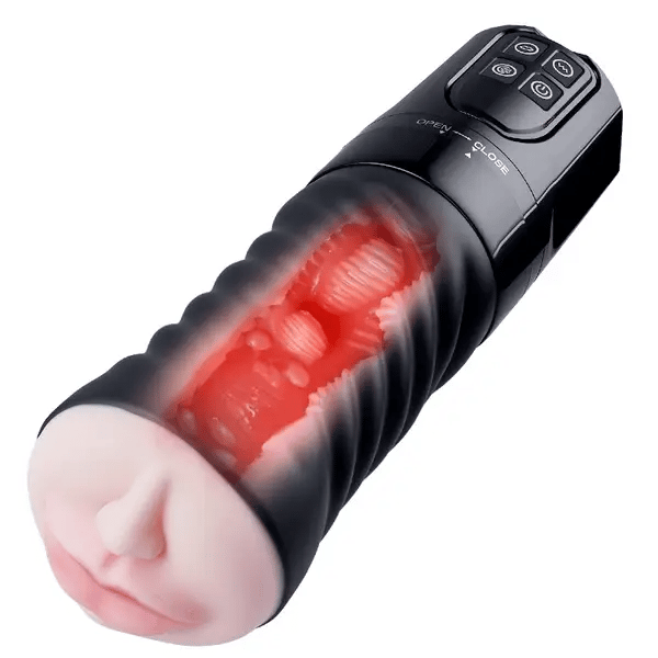 XV5 Realistic Mouth Masturbator 5 Vibrating & Sucking top male masturbators