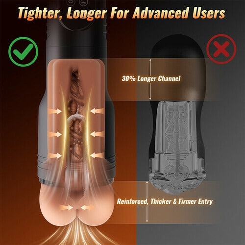 XS2-Pro: Realistic Ass Stroker with 6-Second Vacuum Suction & One-Key Pressure Release