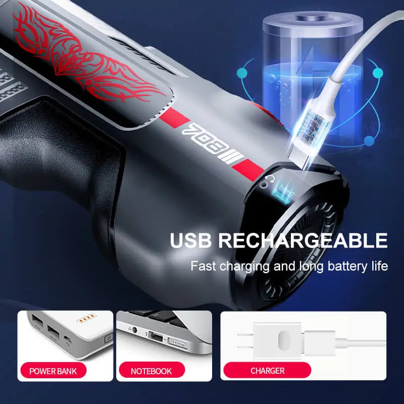 XT7Pro Multi-Function Thrusting Male Masturbator with Airbag Massage& Heating