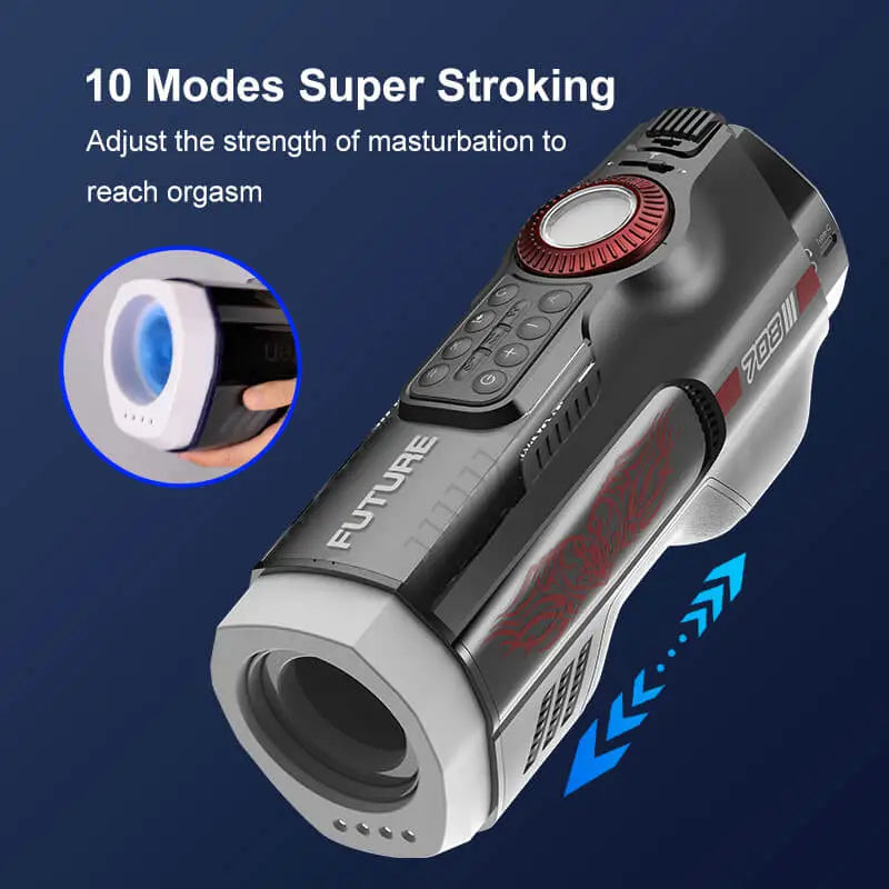 XT7Pro Multi-Function Thrusting Male Masturbator with Airbag Massage& Heating