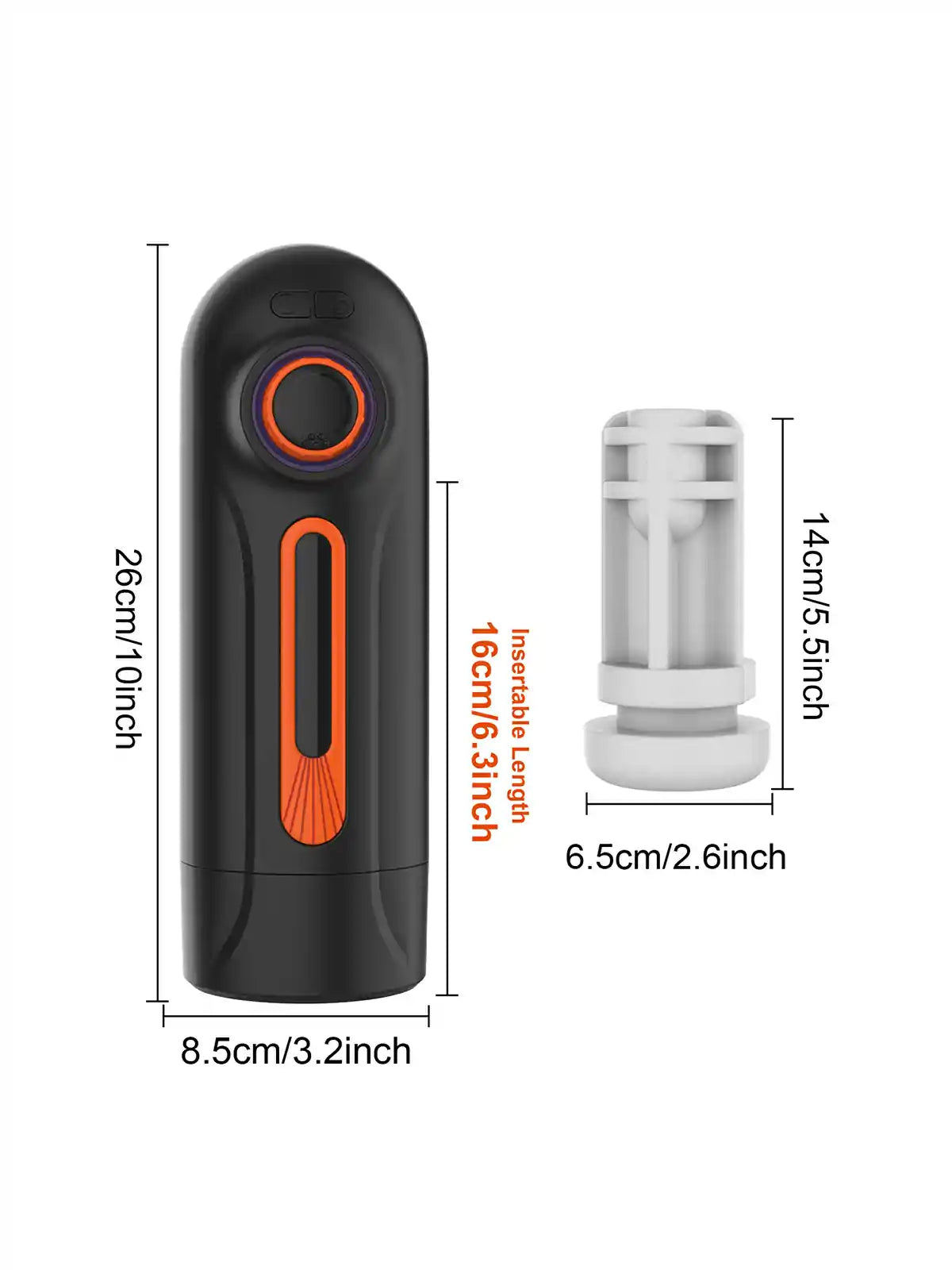 Ultimate 5-in-1 Stroker – 10 Intense Vibrations, Thrusting & 4 Suction Modes