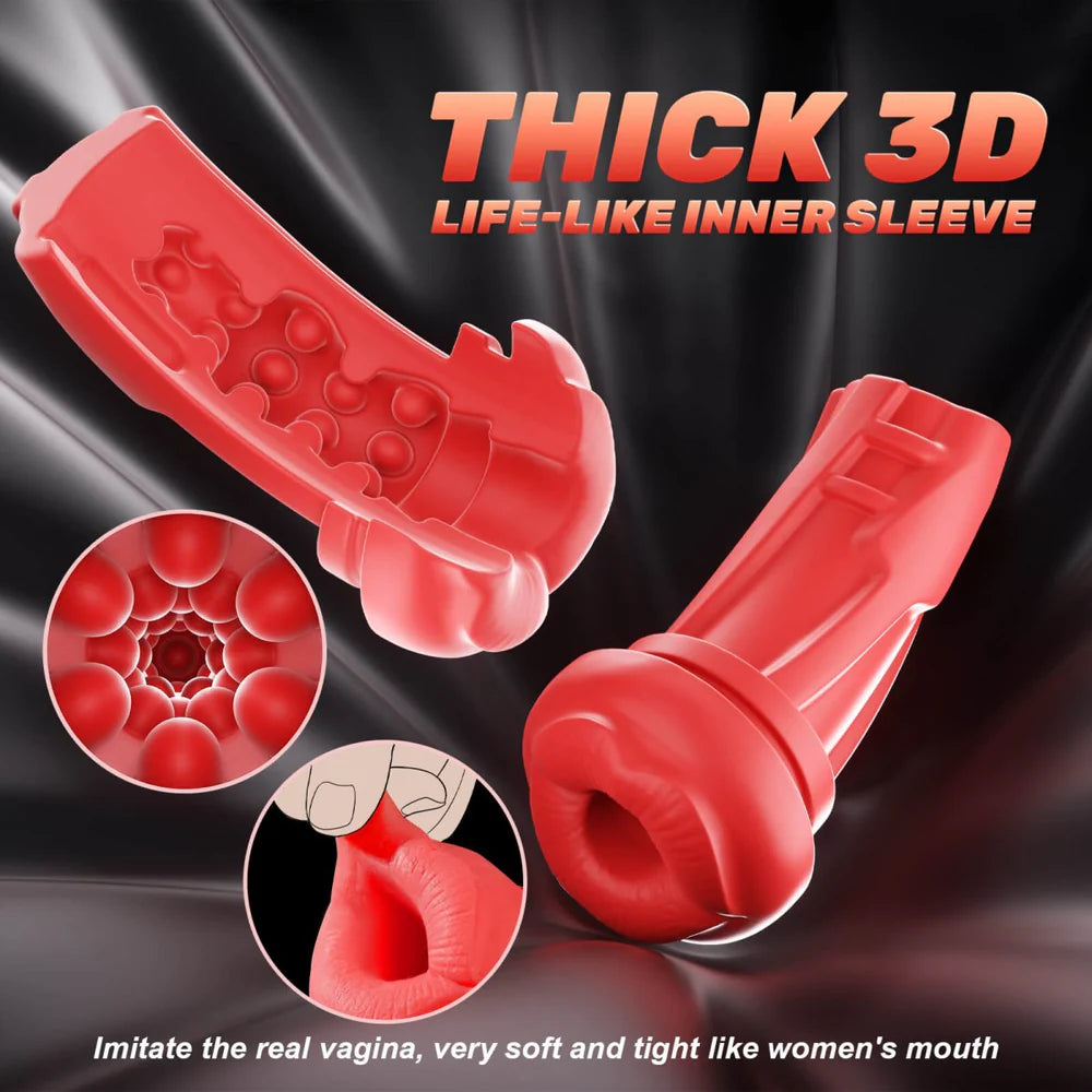 XS1 4 in 1 Sucking Masturbator 9 Sucking & Vibrating For Men