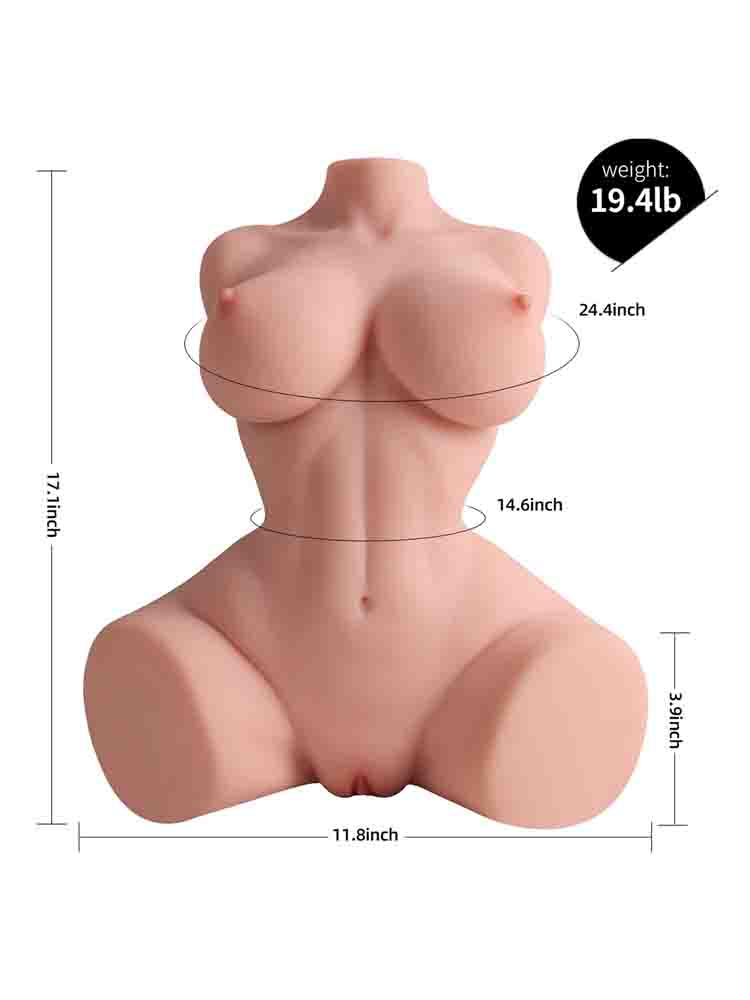 Daisy-19.29LB Realistic Soft Silicone Torso Sex Toy For Men