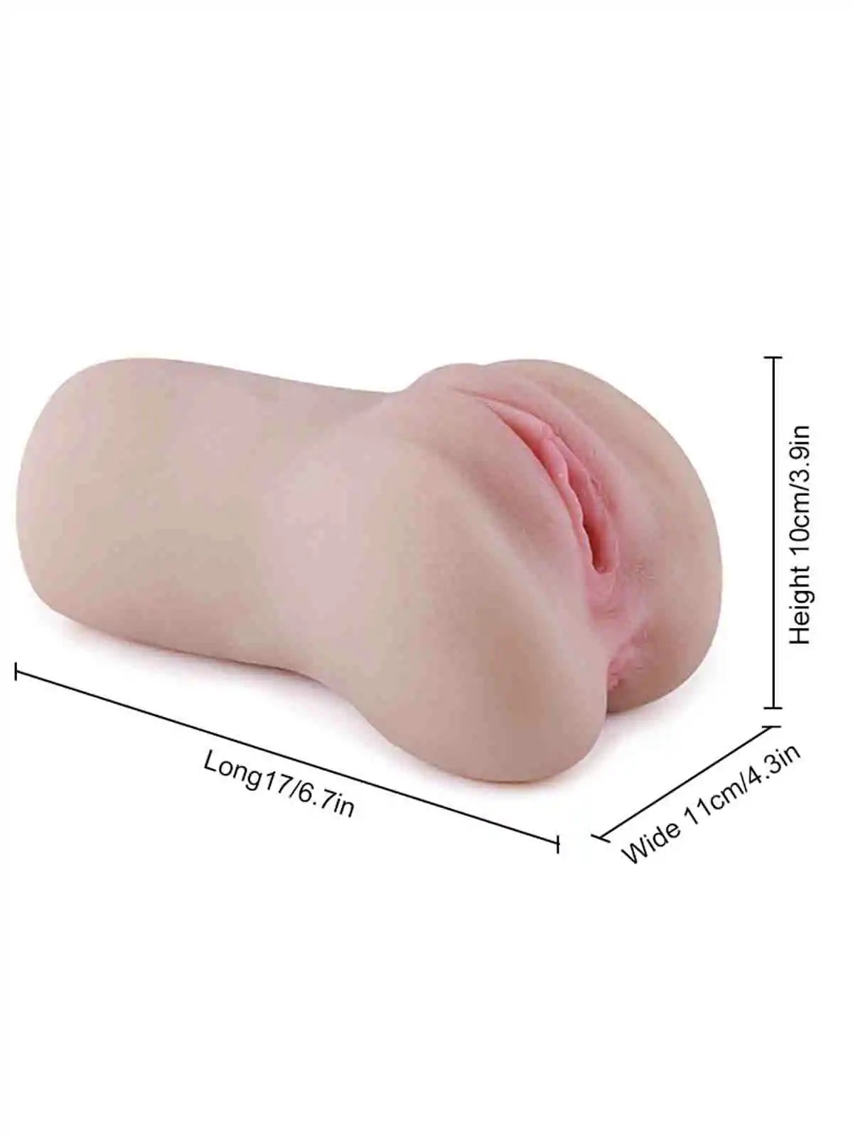 1.9LB Tight TPE fake vagina with Lifelike Labia and Anal Entry