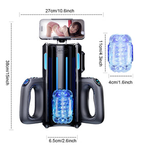 10 Modes 10 Speed Ultra-long Stroking Masturbator 700 Strokes Per Min