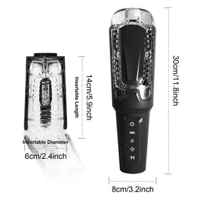 XS6 7 Sucking Vibrating Modes Automatic Penis Masturbator