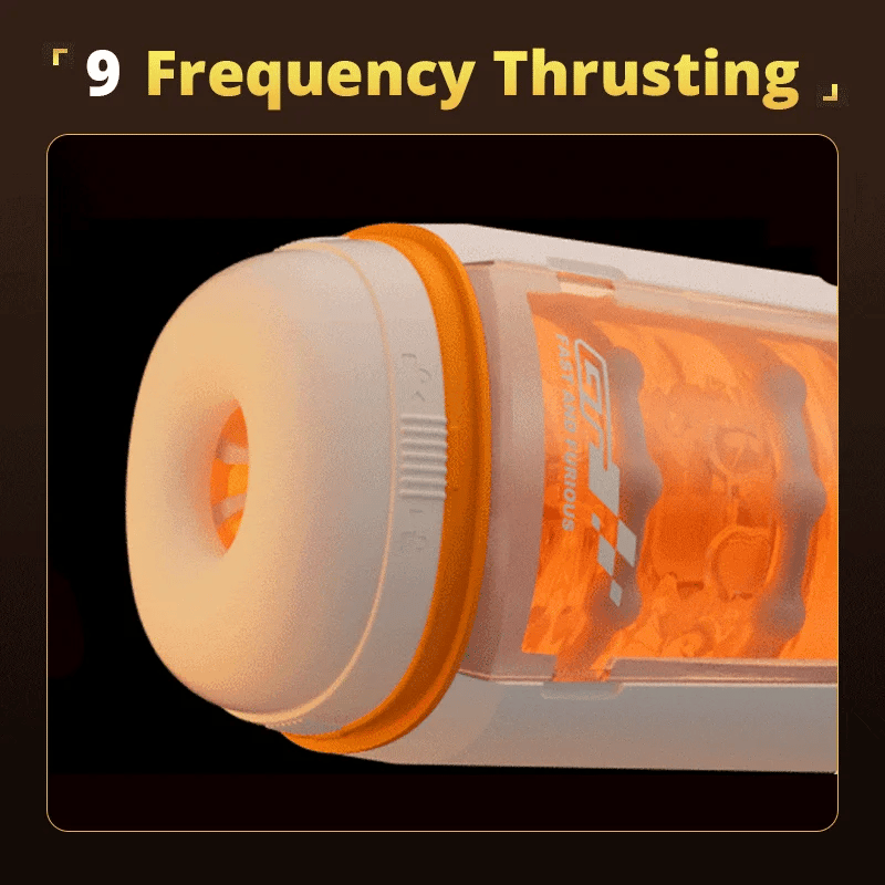 Automatic Realistic Pleasure Male Masturbator Cup with 9 Thrusting and 9 Vibration Modes