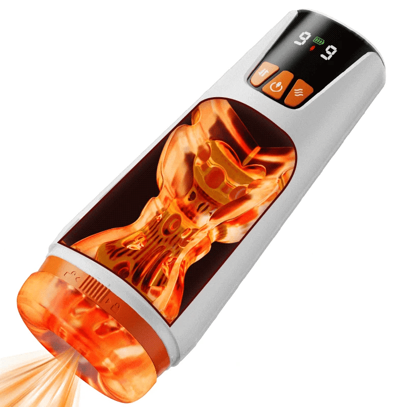 Automatic Realistic Pleasure Male Masturbator Cup with 9 Thrusting and 9 Vibration Modes