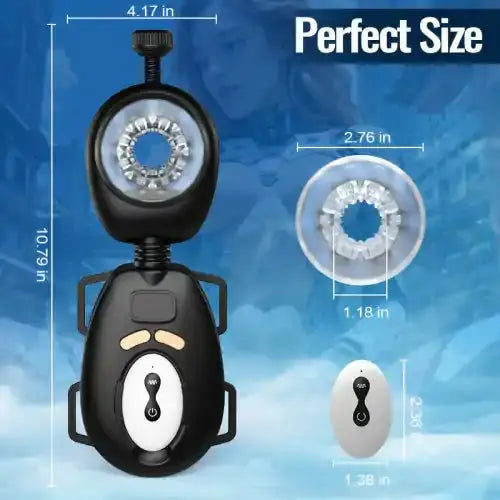Wearable Top Male Masturbators With 9 Vibration & Thrust Modes Remote Control Wearable Top Male Masturbators With 9 Vibration & Thrust Modes Remote Control