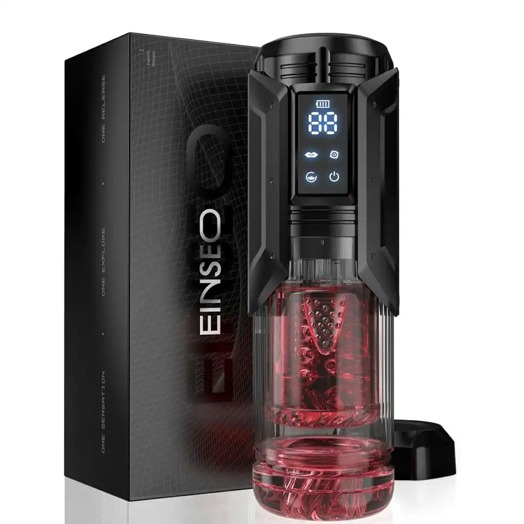 Waterproof Male Masturbator  Red