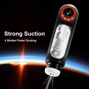 4 In1 Telescoping & Sucking & Vibrating Male Masturbator