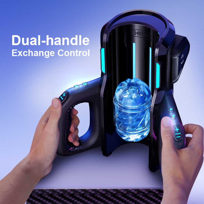 Cannon King Automatic Stroker 10 Modes And 10 Speeds With Handle And Phone Holder