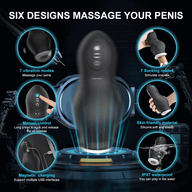 Waterproof Dick Sucking Machine