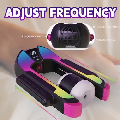 XT17 APP Automatic Thrusting Male Masturbator with LED Colorful Lights